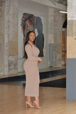 Halter Neck Midi Dress