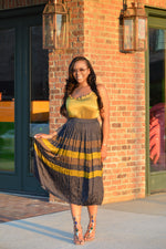 Icon Striped Midi