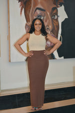 Sand and Cocoa Colorblock Maxi