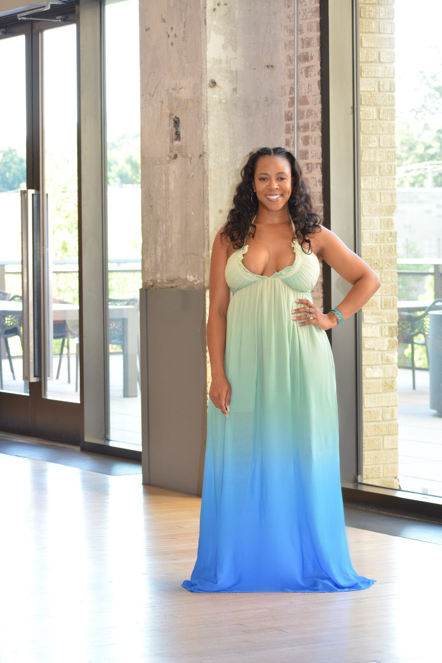 Butter Blue Ombre Maxi – Ari52 Butter Blue Ombre Maxi – Ari52