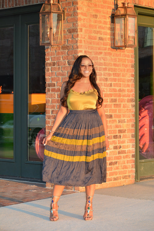 Icon Striped Midi