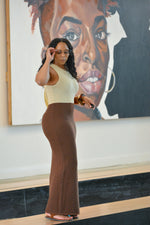 Sand and Cocoa Colorblock Maxi