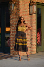 Icon Striped Midi