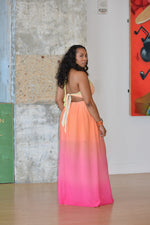 Pink Apricot Ombre Maxi