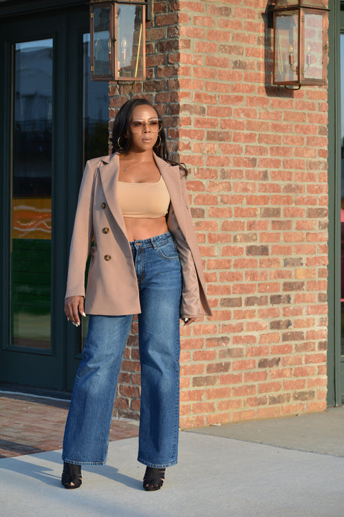 Oversized Tan Blazer