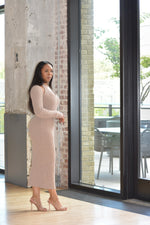 Halter Neck Midi Dress